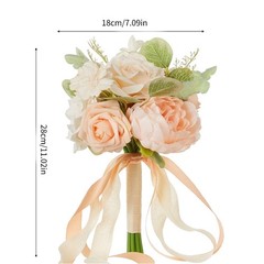 Artificial Flower Bridal Bouquets for Wedding, Ceremony, Anniversary, Valentines