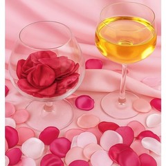 Artificial Silk Rose Petals Bulk 200 Pieces Pink Fake Flower Petals for Wedding