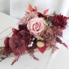 Simulation Rose Bride Wedding Bouquet Wedding Party Decorations for Ceremony
