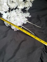 Wedding Floral Bundle Of 33 Pieces/white/Ivory/Iridescent/Picks/Stems/Flower/Lot