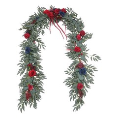 9FT Artificial Floral Garland, Artificial Flower Garland for Wedding Decoration