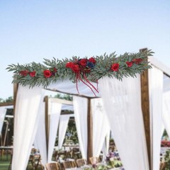 Wedding Garland Artificial Eucalyptus 9ft Floral Swag for Table Arch