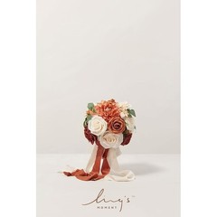 Bridesmaid Bouquet Artificial Flowers Wedding Decoration Tossing Props Ceremony