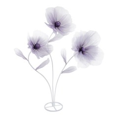 170cm Gradient Purple Artificial Flower for Wedding Decoration, Durable Design