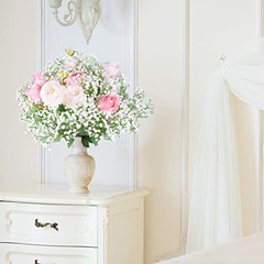 Babys Breath Artificial Flowers,30 Pcs Gypsophila Faux Flowers for White