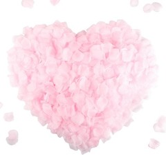 2200 PCS Silk Flower Rose Petals for Wedding Decorations Light Pink