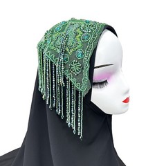 Bridal Headwear Stage Performance Rhinestone Tassel Hair Accessories Decoration.