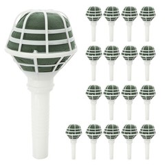 18Pcs Hand Tied Wedding Bouquet Holders Plastic Floral Holder for Fresh Flowers