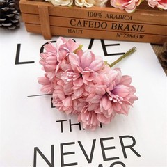 Silk Flower New Color Carnation Headdress Style Small Mori New DIY Material