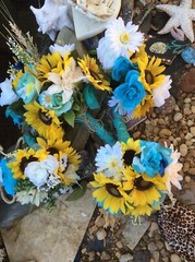 WEDDING FLOWERS BOUQUETS Decorations Sunflowers and any color you want PACKAGE