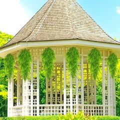 4Pcs Artificial Hanging Fern Plants FakeTrailing Foliage Flower Leaf Home Decor