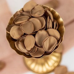 400 GOLD Silk Rose Petals Matte Artificial Flowers Table CONFETTI Party