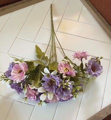 Bulk lot mixed artificial flowers wedding decor, roses, callas,lillies,hydrangea