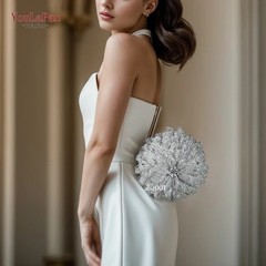 Shining Rhinestones Bridal Bouquet Handmade Crystal Bride Accessories Flower