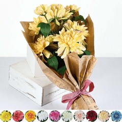 2 pcs 30″ tall Silk Dahlia Flowers Stems Wedding Silk Flowers Party Centerpieces