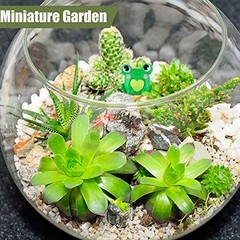 16 Pcs Mini Frog Flower Figurines Cute Miniature Resin Frog Stuff Bulk Mini