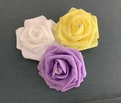 Large gold colored silk rose and real touch roses bridal bouquet…you pick colors