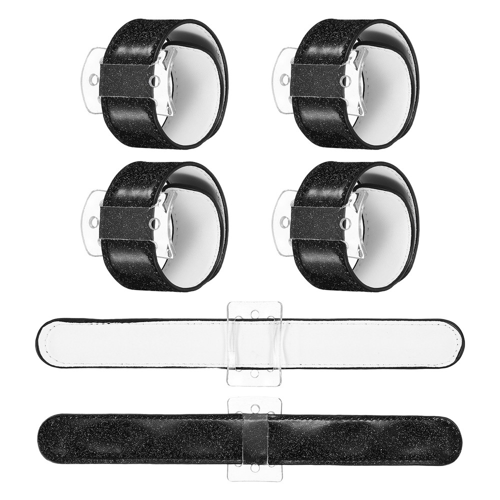 6 Pcs Corsage Wristlet Band, Elastic Wrist Corsage Bracelets Bands, Black