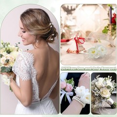 Professional Floral Craft Kit for DIY Weddings – 12 Count with Storage Boxes