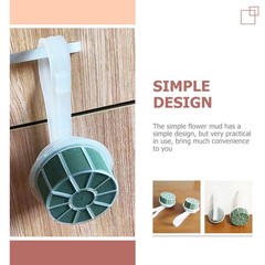 4Pcs Durable Plastic Handheld Bouquet Holders for Wedding Flower Support