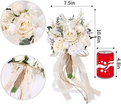 Beautiful 7.5in Silk Bouquet for Bride and Bridesmaids – Lasting Floral Elegance