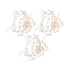 3 Pcs Bridal Wrist Flower Wedding Hand Flowers Beach Party Corsage