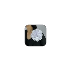 Big Flower Pins for Clothes Fabric Rose Flower Brooches for Women Large Delic…