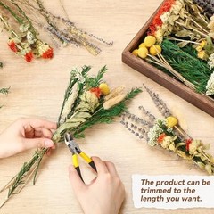 345 Pcs Large Boho Dried Flower Bouquet Wedding Decor for Vase
