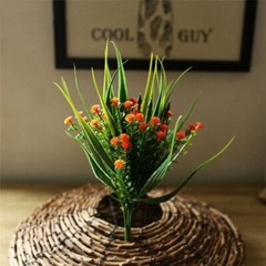 US 4pcs Artificial Flowers Plastic Baby’s Breath Floral Wedding/Home Decorate