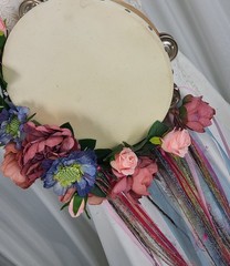 Gypsy Tambourine Faux Wedding Bouquet