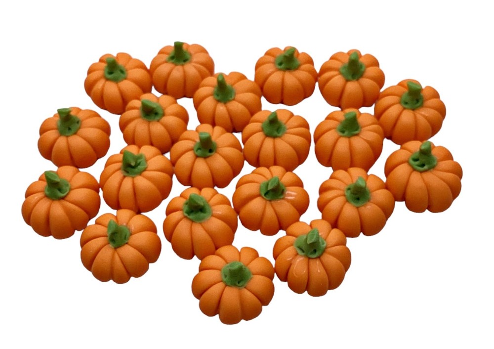 AIICraft 20 Mini Pumpkins Vegetable Fruit Garden (2″ x 1″ x 1″), Orange