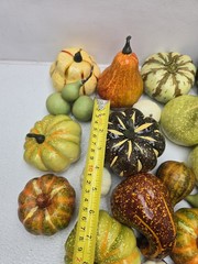 27 Piece Artificial Fall Decor Set- Pumpkins, Squash. High End!! Beautiful!!