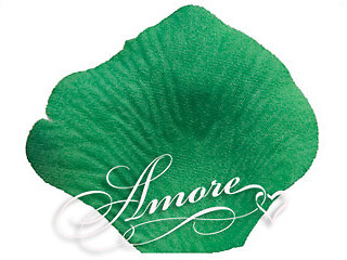 1000 Wedding Silk Rose Petals Kelly Green-Shamrock, Petals & Garlands, Rose Peta