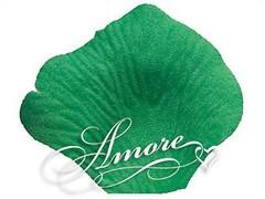 1000 Wedding Silk Rose Petals Kelly Green-Shamrock, Petals & Garlands, Rose Peta