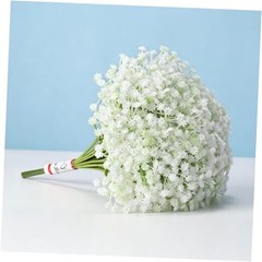 60 Pcs Babys Breath Artificial Flowers White Baby Breath Flowers Bulk,Real