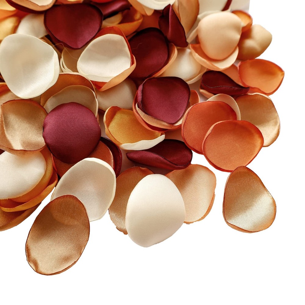 Lookein 300pcs Terracotta Rose Petals Satin Flower Petals for Wedding Flower …