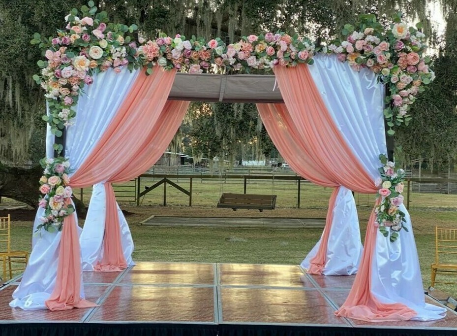 Handmade Silk Wedding Flowers : Roses, Hydrangeas, Eucalyptus, Peonies, Fresia