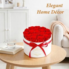 17 Forever Flowers Luxury Suede Box Preserved Roses Gift for Valentines Day US
