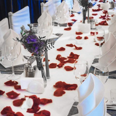 2000PCS Red Silk Rose Petals for Wedding Proposal Anniversary Party