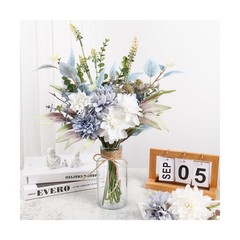 Fake Flowers in Vase Artificial Flowers Coffee Table Decor, Fau… Fast USA SHIP