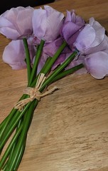 Light Purple Silk Roses Artificial FLOWERS Bouquet Party Decoration