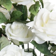 New 12 Pack White Rose Bush by Ashland from Michaels artificial flowers