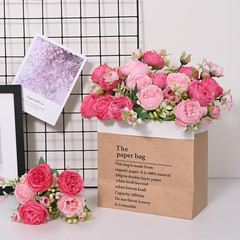 MARTINE MALL 4 Packs Peonies Artificial Flowers, Mixed Pink Artificial Peonies,