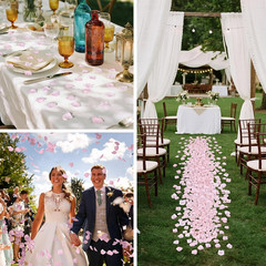 1000 Pcs Rose Petals Artificial Silk Flower Petals Romantic Decorations for Wedd