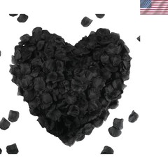 2200 Black Silk Rose Petals – Perfect for Weddings, Proposals & Romantic Nights
