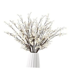 Babys Breath Artificial Flowers,10PCS Realistic Fake Gypsophila Flowers White