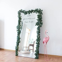 3Pcs Fake Eucalyptus Vines, 6.5FT Silk Ivy Garland, Odorless Eucalyptus Garland
