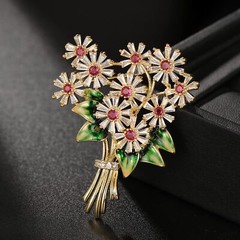 Elegant Pearl Flower Designer Brooch Pins Broches Costume Jewelry For Women F…