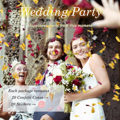 2 QT Mix Biodegradable Flower Petals Confetti, 20+ Cups of Dried Roses & Eucalyp
