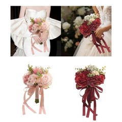 Wedding Bouquet Decoration Tossing Bouquet for Home Valentine’s Day Ceremony